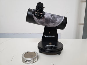 USED Firstscope Signature Series Moon by Robert Reeves (22016) with SolarLite White Light Solar Filter (S-4000)
