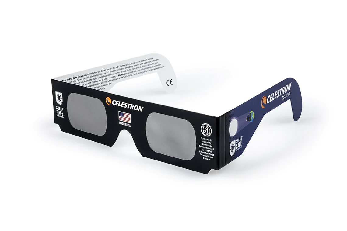Celestron EclipSmart Solar Eclipse Glasses Cloud Break Optics