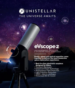eVscope 2 Digital Telescope and Backpack - Smart, Compact, and User-Friendly Telescope