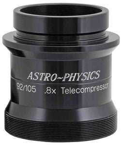 0.8x CCD Telecompressor for 92mm Stowaway and Traveler. Requires 2.5" DoveLoc End Cap that comes with 92mm F6.65 Stowaway or EC2725 for Traveler. (92TCC)
