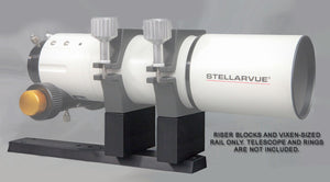 2.5" Riser Block Set with Vixen Rail for Smaller SV Telescopes (RB002V)