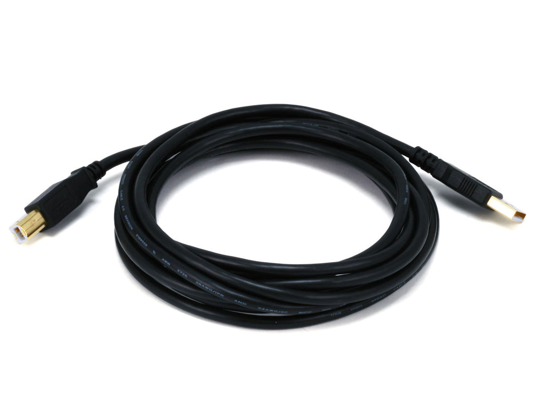 USB A Male to B Male cable