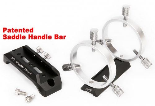 120mm Saddle Handle Bar (Patented) with 50mm Guiding Rings (M-HC120BL-GR50SL)