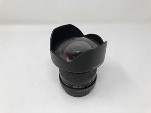 USED SY14M-C 14mm F2.8 Ultra Wide Fixed Angle Lens for Canon